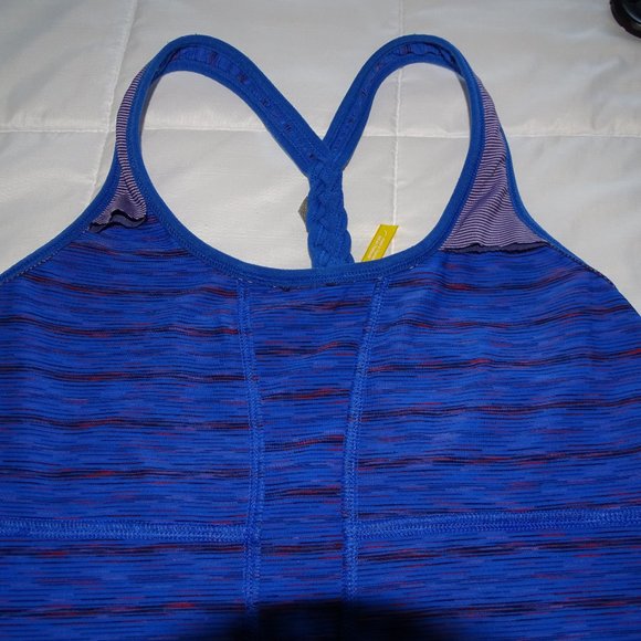 LOLE Blue Tank with Braided Racerback - Picture 9 of 9